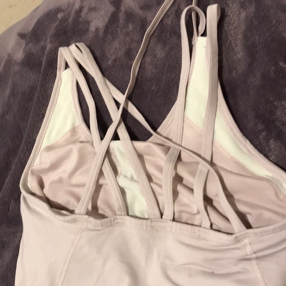 athletic tanks top/ built in sports bra - Picture 2 of 3